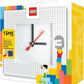 Lego Reloj de Pared Time by IQHK Blanco
