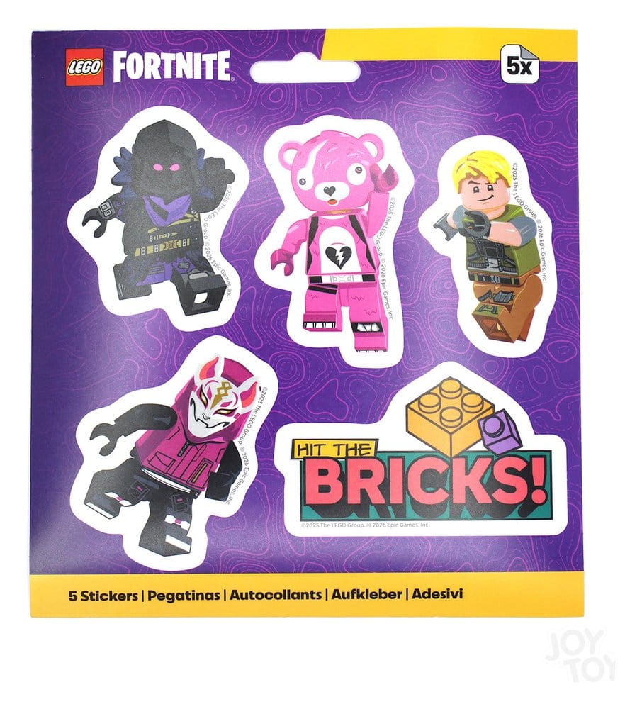 Lego Fortnite Set de Pegatinas Hit The Bricks (5)
