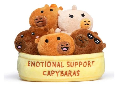 Relatable Emotional Support Peluche Capybaras