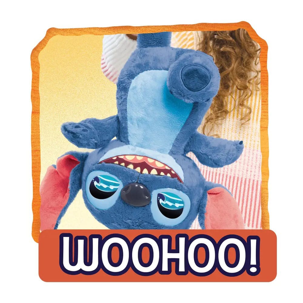Lilo & Stitch Figura de peluche Con efectos especiales LCD y sonidos The Many Mood Stitch 36 cm - Z POP Toys