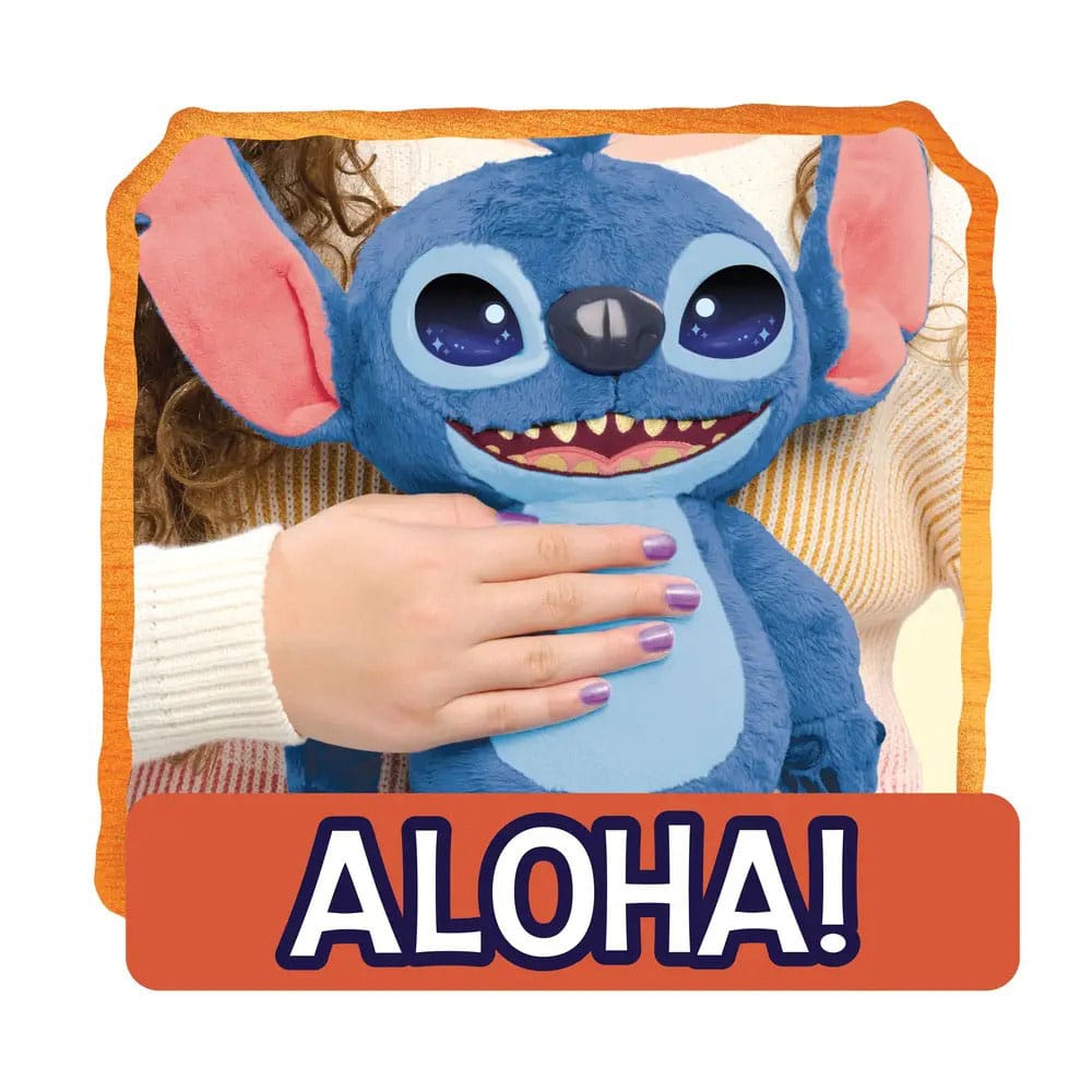 Lilo & Stitch Figura de peluche Con efectos especiales LCD y sonidos The Many Mood Stitch 36 cm - Z POP Toys