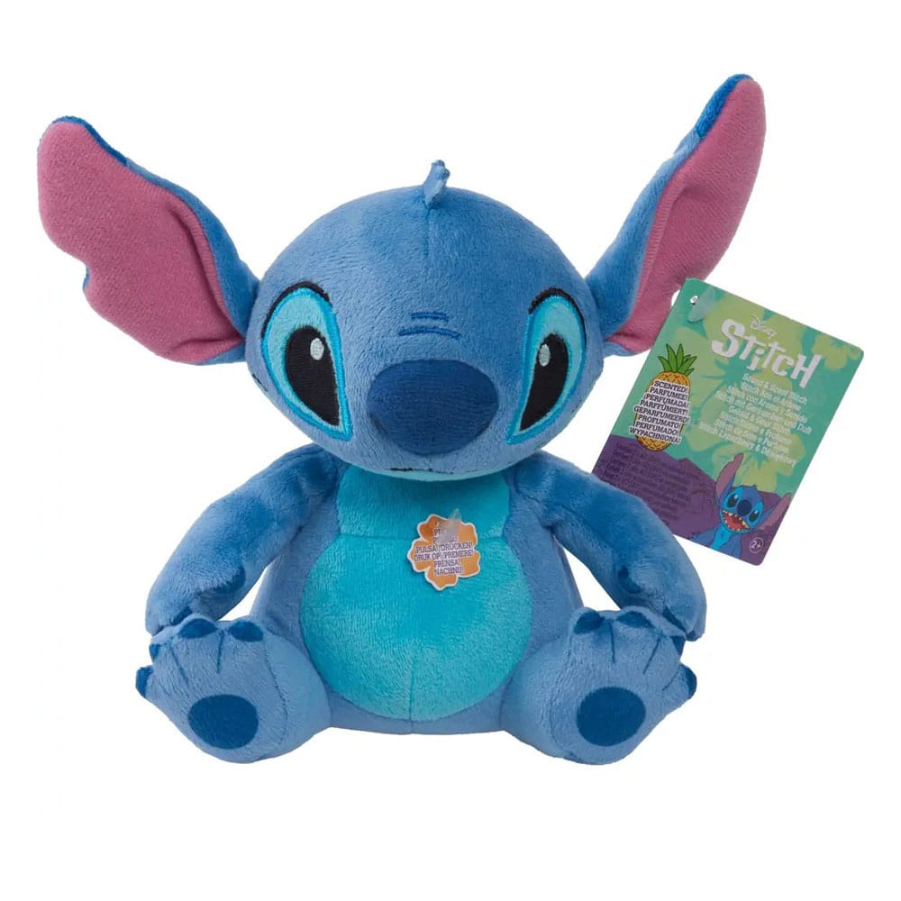 Lilo & Stitch Figura de peluche sonido y aroma Stitch 15 cm
