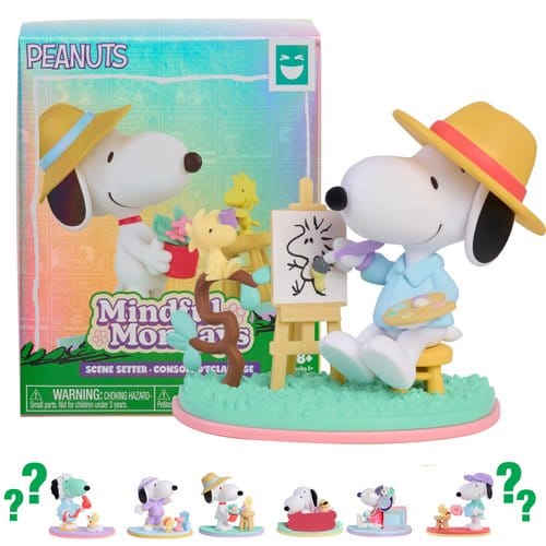 Peanuts Happy Haul Mini Figuras Blind Box Snoopy Moody Mondays (8)