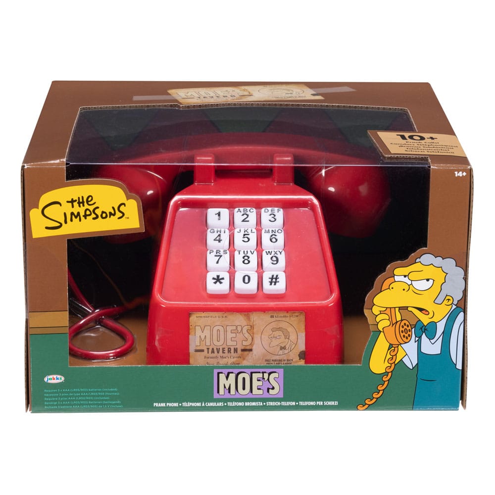 Simpsons Réplica Juego de Rol Dual Moe's Prank Phone *Edición Inglés*