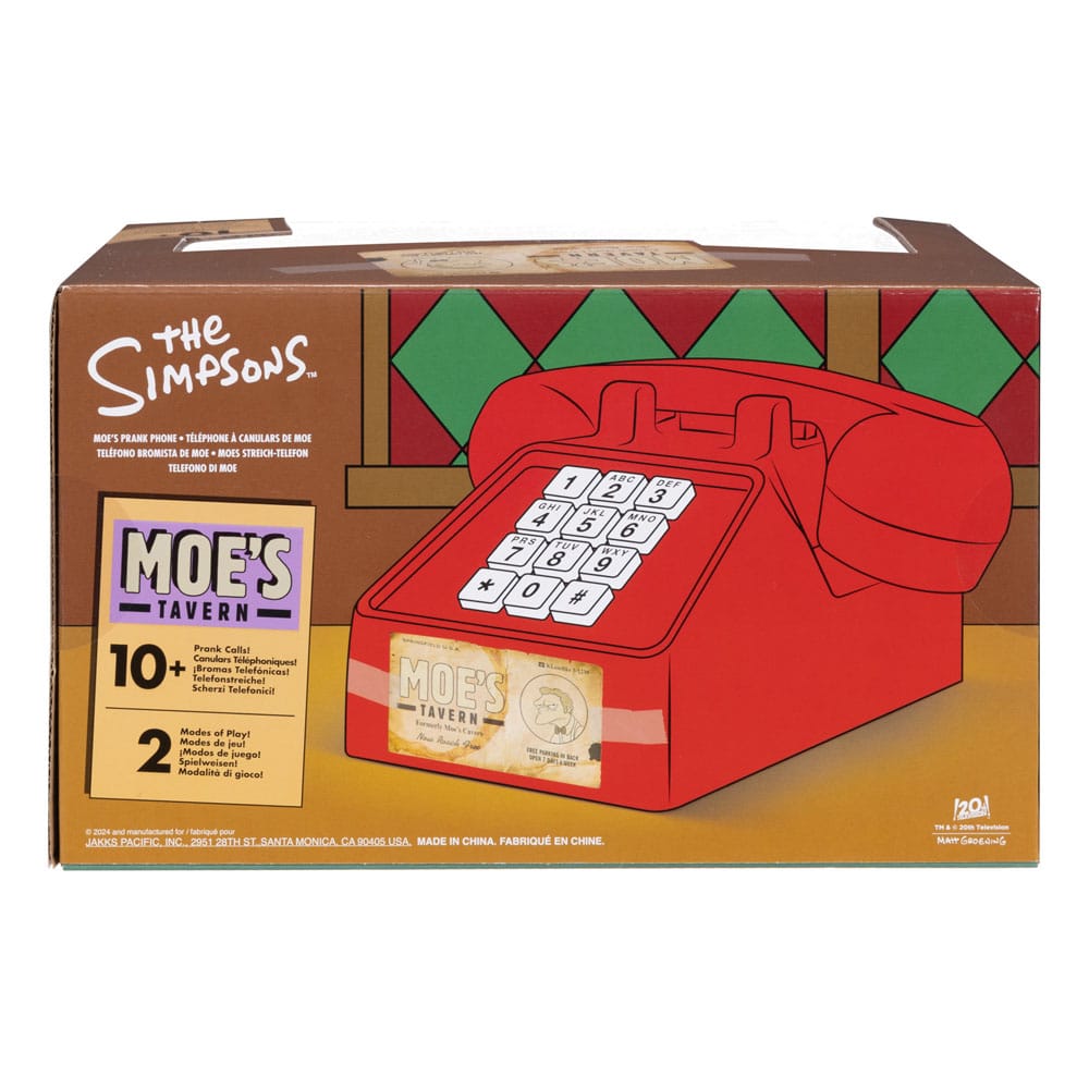 Simpsons Réplica Juego de Rol Dual Moe's Prank Phone *Edición Inglés*