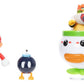 World of Nintendo Pack de 2 Figuras Mario and Bowser Jr. Clown Car 6 cm