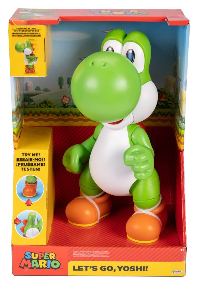 World of Nintendo Figura Let's Go! Yoshi! 36 cm