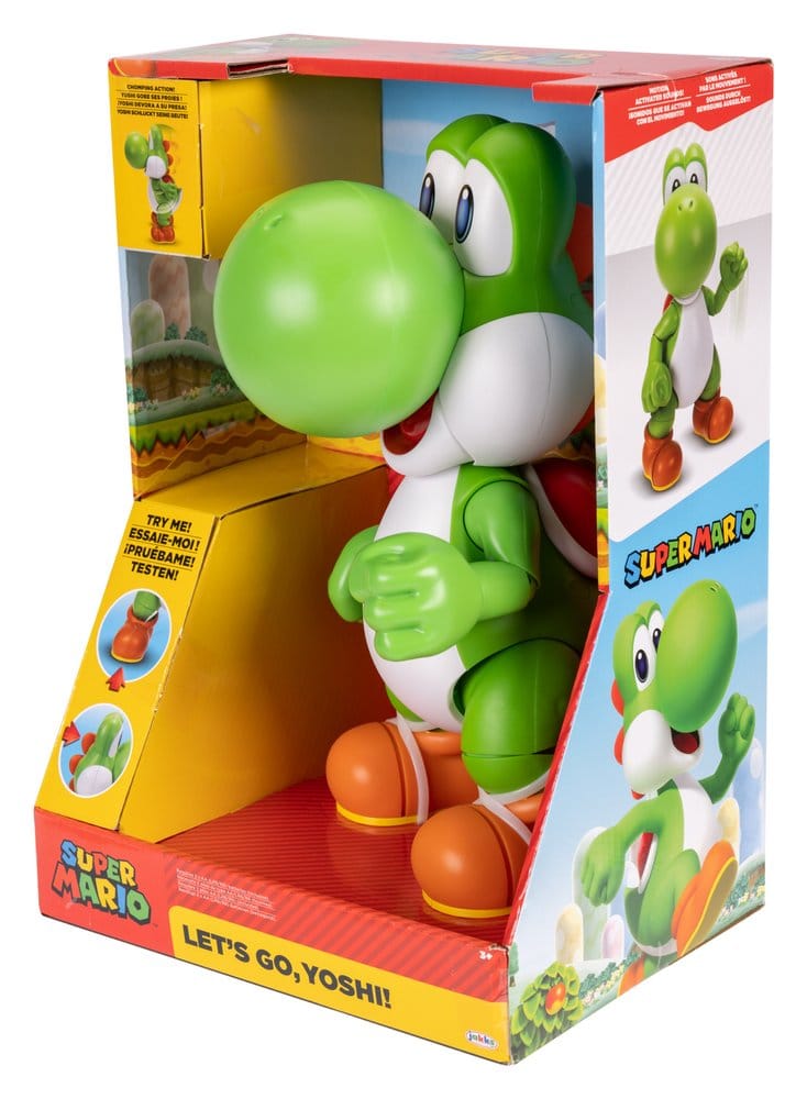 World of Nintendo Figura Let's Go! Yoshi! 36 cm