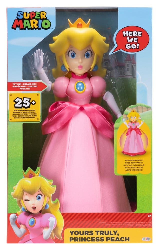 World of Nintendo Figura Princess Peach Yours Truly 36 cm