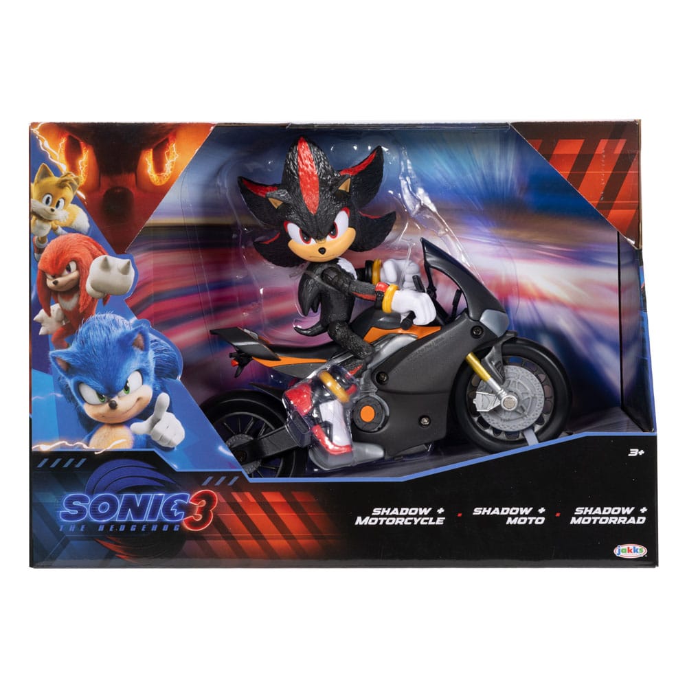 Sonic - The Hedgehog Movie 3 Figura con Vehículo 13 cm