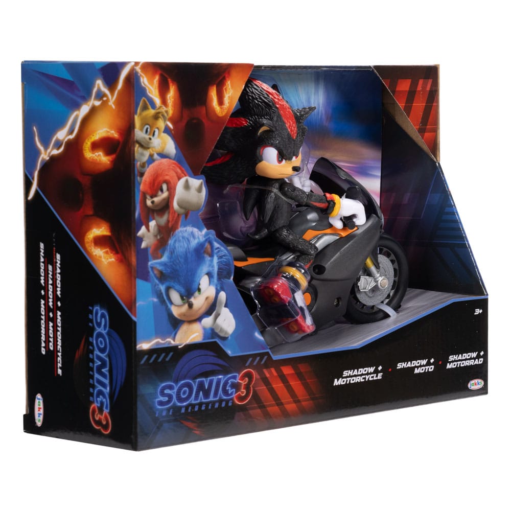 Sonic - The Hedgehog Movie 3 Figura con Vehículo 13 cm