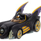 DC x Sonic - The Hedgehog Figura con Vehículo Shadow Batman & Batmobile 6 cm