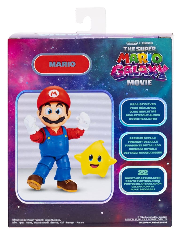 Super Mario Galaxy: la película Figura Mario 13 cm