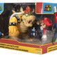 World of Nintendo Pack de 3 Figuras Mario vs. Bowser Lava Battle