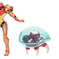 World of Nintendo Pack de 3 Figuras Metroid Samus Bounty Hunter 6 cm