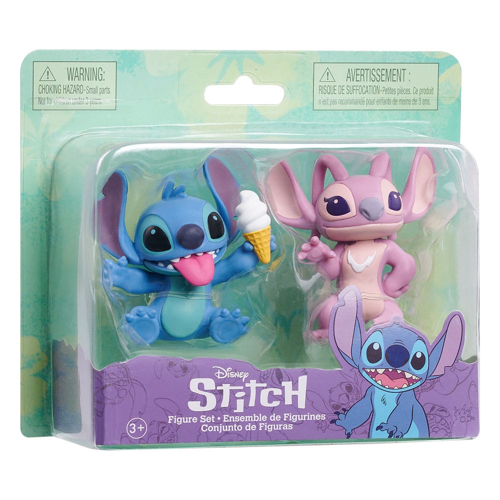 Lilo & Stitch Pack de 2 Minifiguras Angel & Stitch 7 cm