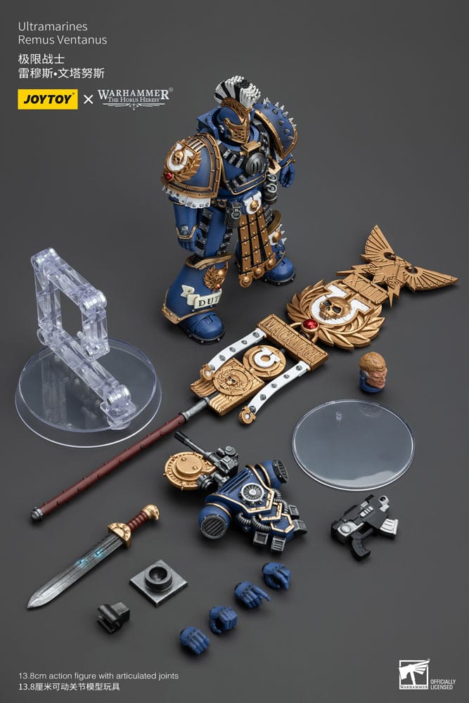 Warhammer The Horus Heresy Figura 1/18 Ultramarines Remus Ventanus 14 cm