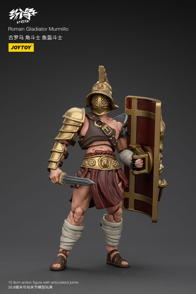 Strife Figura 1/18 Roman Gladiator Murmillo 11 cm
