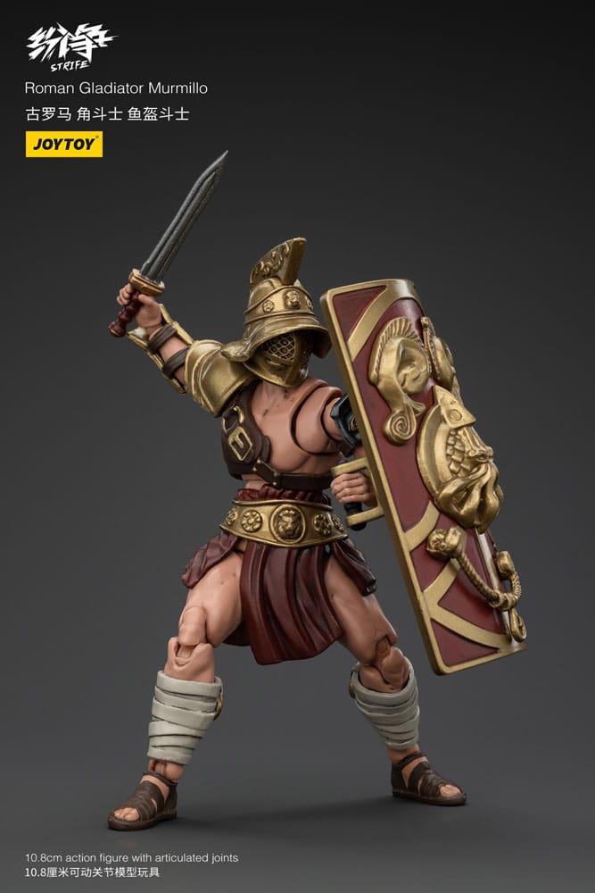 Strife Figura 1/18 Roman Gladiator Murmillo 11 cm