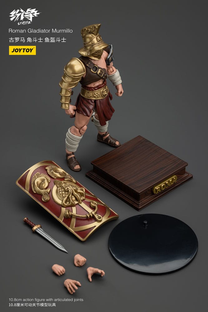 Strife Figura 1/18 Roman Gladiator Murmillo 11 cm