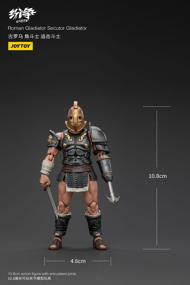 Strife Figura 1/18 Roman Gladiator Secutor Gladiator 11 cm - Z POP Toys