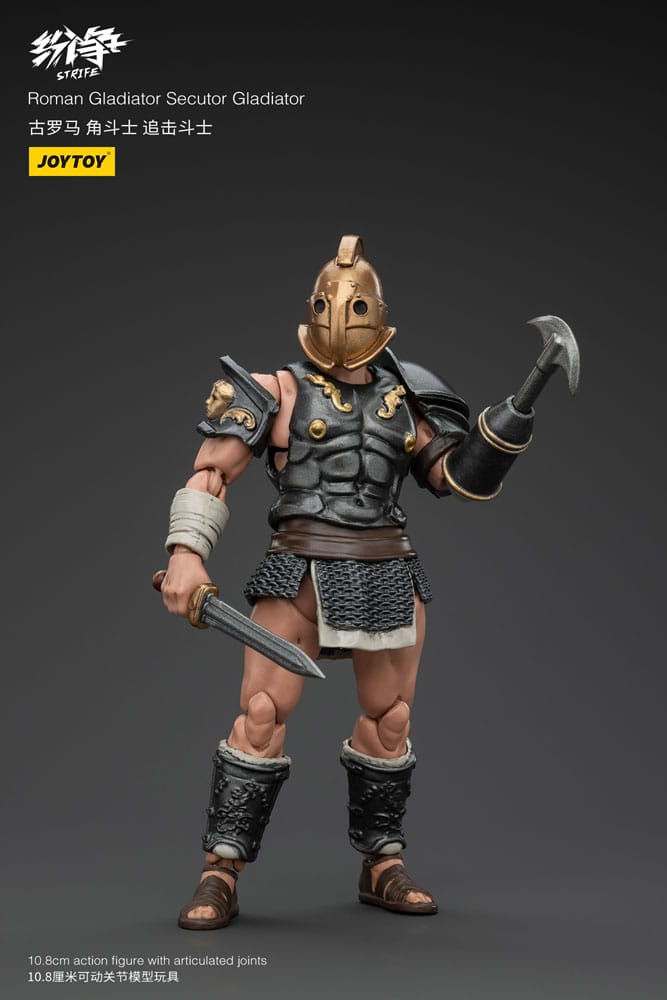 Strife Figura 1/18 Roman Gladiator Secutor Gladiator 11 cm - Z POP Toys