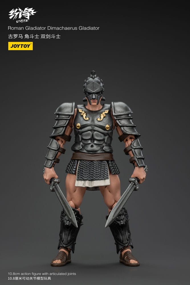 Strife Figura 1/18 Roman Gladiator Dimachaerus Gladiator 11 cm