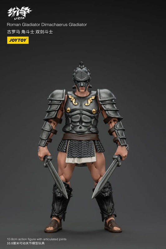 Strife Figura 1/18 Roman Gladiator Dimachaerus Gladiator 11 cm