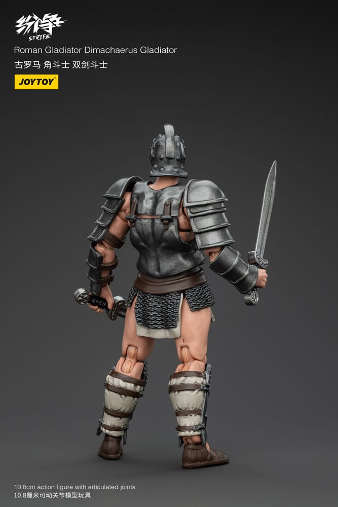 Strife Figura 1/18 Roman Gladiator Dimachaerus Gladiator 11 cm