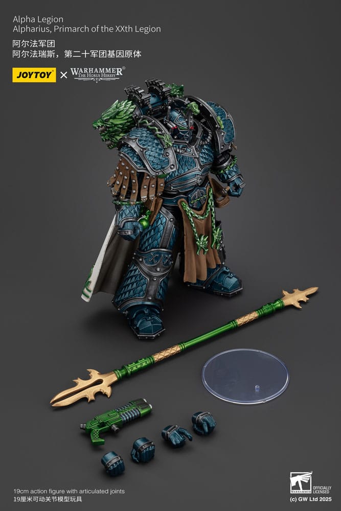 Warhammer The Horus Heresy Figura Alpha Legion Alpharius, Primarch of the XXth Legion 25 cm