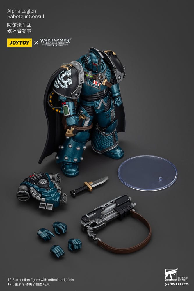 Warhammer The Horus Heresy Figura Alpha Legion Saboteur Consul 20 cm
