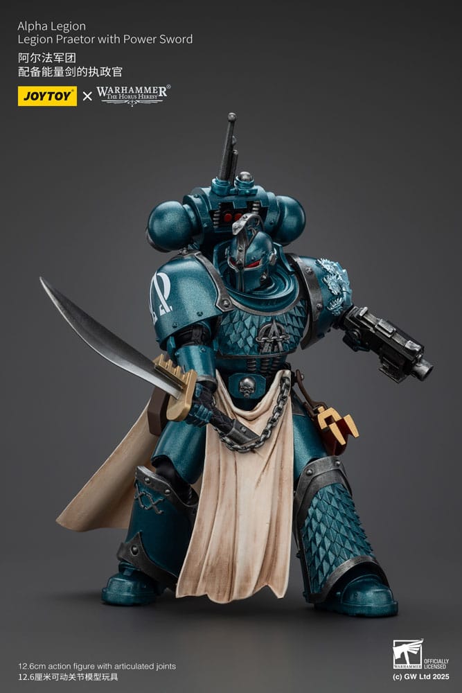 Warhammer The Horus Heresy Figura Alpha Legion Praetor with Power Sword 20 cm