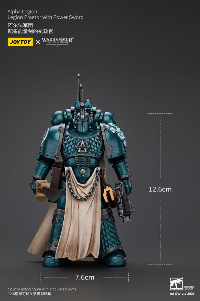 Warhammer The Horus Heresy Figura Alpha Legion Praetor with Power Sword 20 cm
