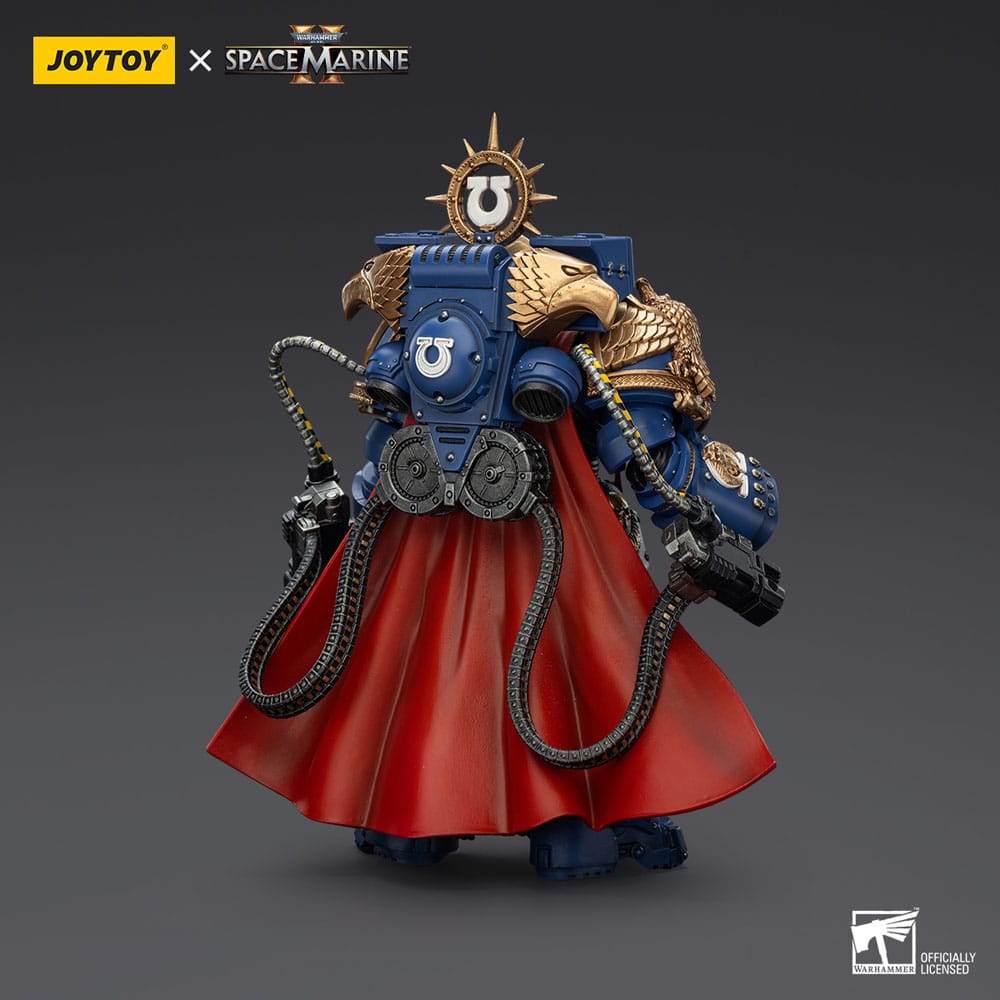 Warhammer 40k Figura Ultramarines Marneus Calgar Chapter Master with MKX Gravis Armour and Gauntlets of Ultramar 20 cm