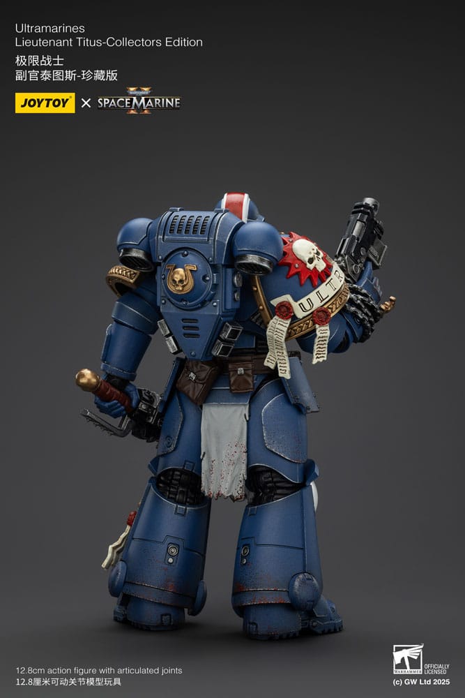 Warhammer 40,000: Space Marine 2 Figura Ultramarines Lieutenant Titus Collectors Edition 13 cm - Z POP Toys