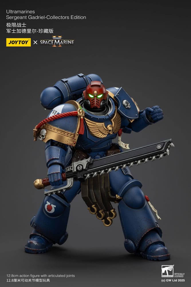 Warhammer 40,000: Space Marine 2 Figura Ultramarines Sergeant Gadriel Collectors Edition 13 cm