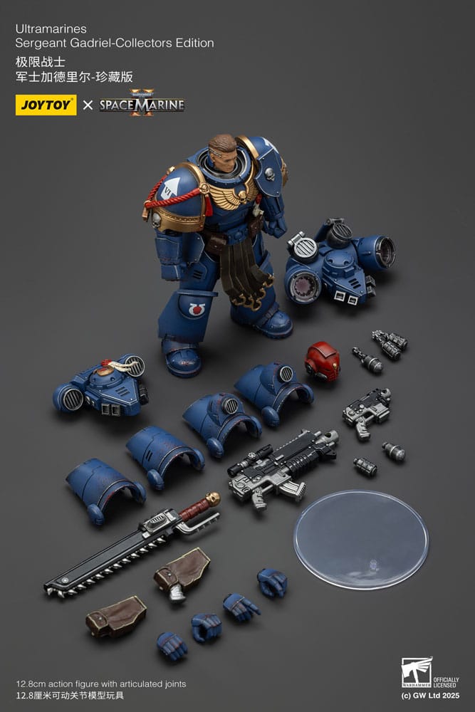 Warhammer 40,000: Space Marine 2 Figura Ultramarines Sergeant Gadriel Collectors Edition 13 cm