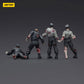 Zombie Pack de 4 Figuras Dark Source Security Guards 8 cm