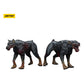 Zombie Pack de 2 Figuras Dark Source Police Dogs 8 cm