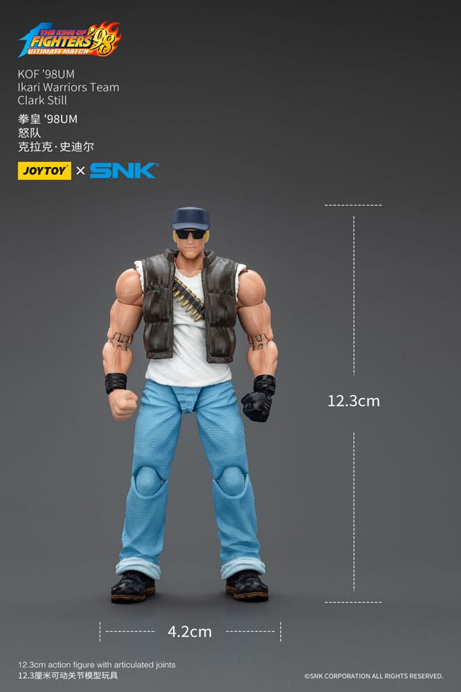 The King Of Fighters '98 Figura Hero Team Clark Still 12 cm - Z POP Toys
