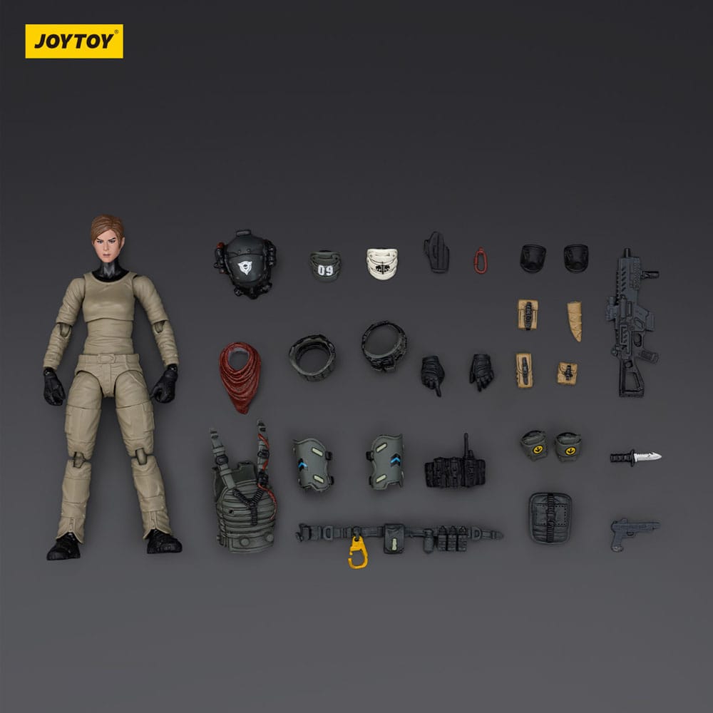 APOC Series Dark Source Figura Stellar Scar Assault Team Gravelgold 11 cm