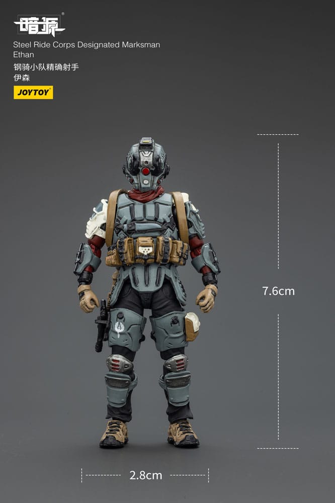 Steel Ride Corps Dark Source Figura Designated Marksman Ethan 7 cm - Z POP Toys