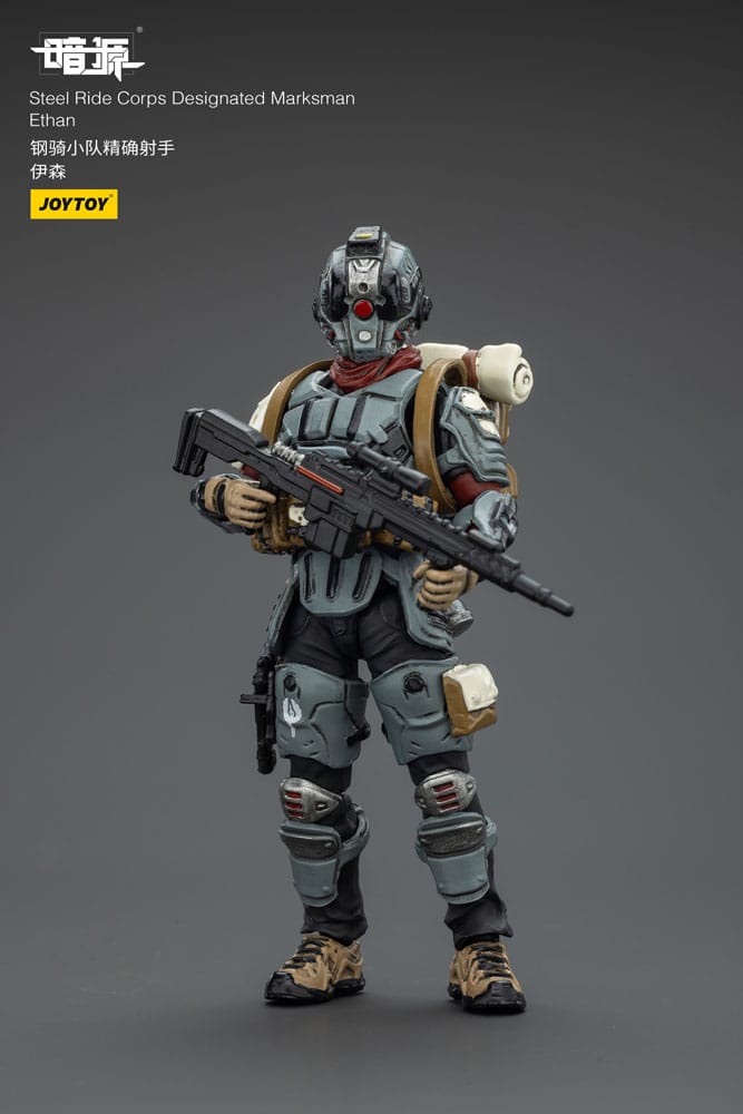 Steel Ride Corps Dark Source Figura Designated Marksman Ethan 7 cm - Z POP Toys