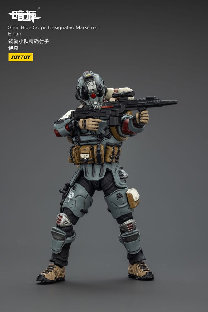 Steel Ride Corps Dark Source Figura Designated Marksman Ethan 7 cm - Z POP Toys