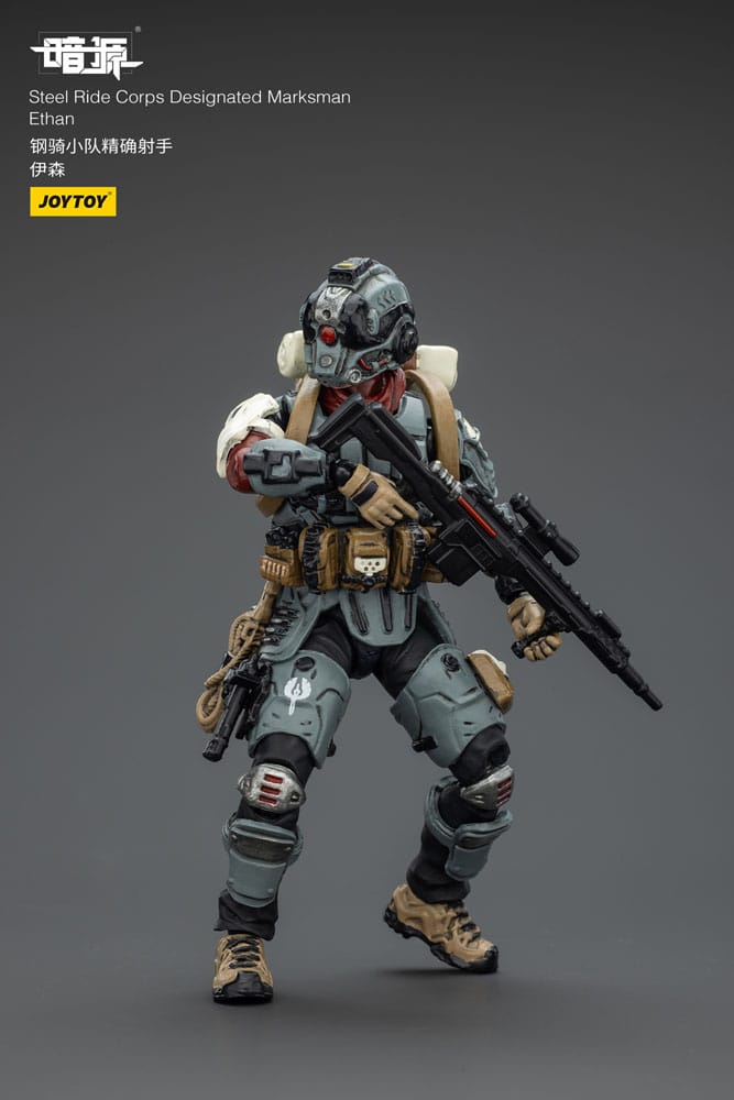 Steel Ride Corps Dark Source Figura Designated Marksman Ethan 7 cm - Z POP Toys