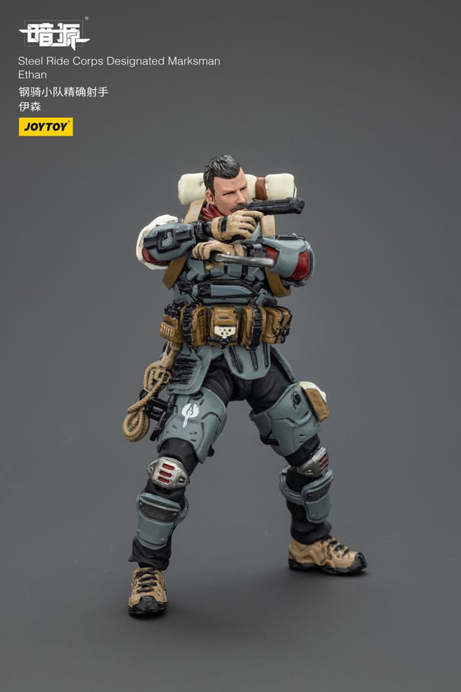 Steel Ride Corps Dark Source Figura Designated Marksman Ethan 7 cm - Z POP Toys