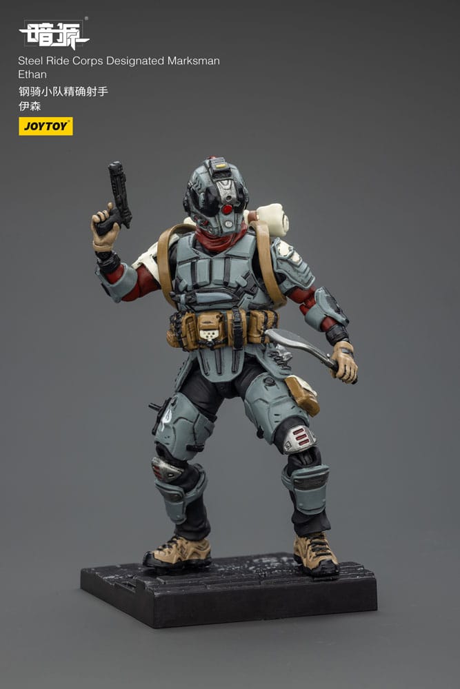 Steel Ride Corps Dark Source Figura Designated Marksman Ethan 7 cm - Z POP Toys