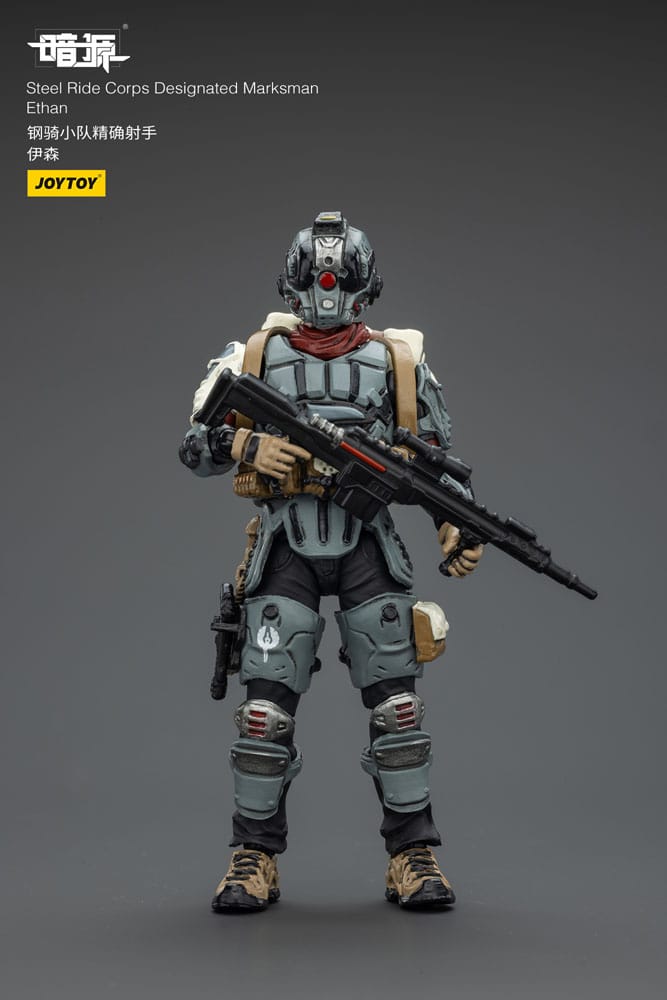 Steel Ride Corps Dark Source Figura Designated Marksman Ethan 7 cm - Z POP Toys