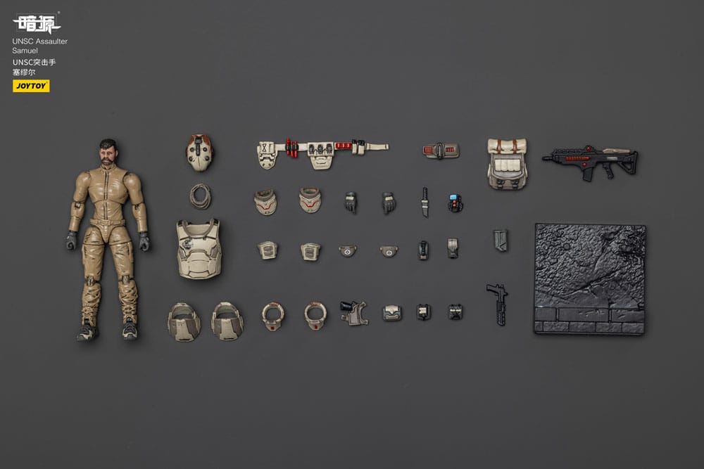 UNSC Dark Source Figura Assaulter Samuel 7 cm - Z POP Toys