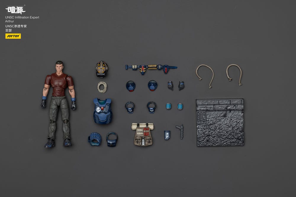 UNSC Dark Source Figura Infiltration Expert Arthur 7 cm - Z POP Toys